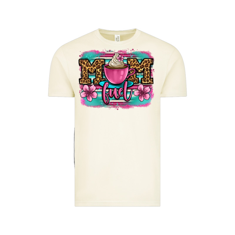 Mom Fuel Coffee Cup Vintage Tee by OliviaCreatesArt | Teevron