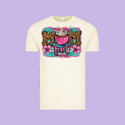 Mom Fuel Coffee Cup Vintage Tee Designed By Oliviacreatesart