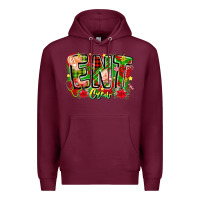 Burgundy ent crew christmas Premium Hoodie - CowhideDigitalArt