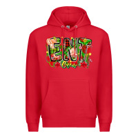Red ent crew christmas Premium Hoodie - CowhideDigitalArt