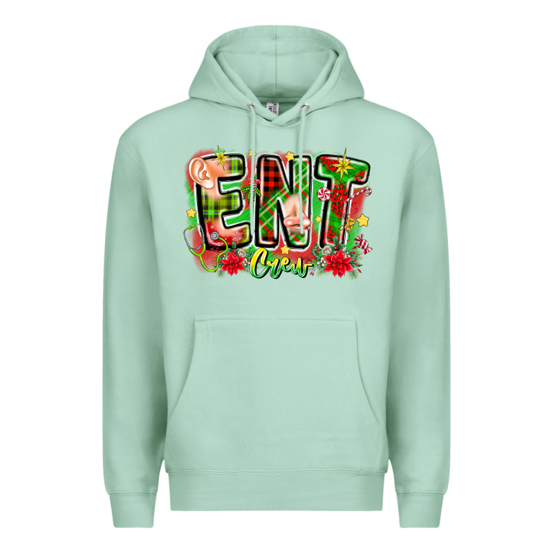 Ent Crew Christmas Premium Hoodie by CowhideDigitalArt | Teevron