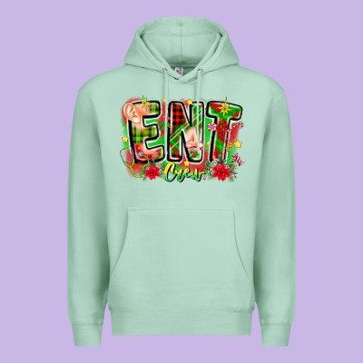 Ent Crew Christmas Premium Hoodie Designed By Cowhidedigitalart