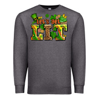 Charcoal Heather st patricks lets get lit Premium Sweatshirt - AdoDesignShop