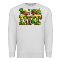Dove Grey st patricks lets get lit Premium Sweatshirt - AdoDesignShop
