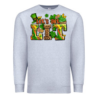 Heather Grey st patricks lets get lit Premium Sweatshirt - AdoDesignShop