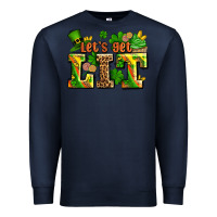 Navy st patricks lets get lit Premium Sweatshirt - AdoDesignShop