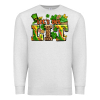 Oatmeal Heather st patricks lets get lit Premium Sweatshirt - AdoDesignShop