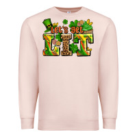 Pale Pink st patricks lets get lit Premium Sweatshirt - AdoDesignShop