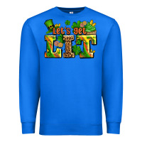 True Royal st patricks lets get lit Premium Sweatshirt - AdoDesignShop