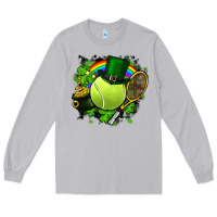 Moon Dust St. Patrick's Day Tennis Long Sleeve Tee - FaDigitalArtStudio
