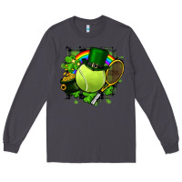 Smoke St. Patrick's Day Tennis Long Sleeve Tee - FaDigitalArtStudio