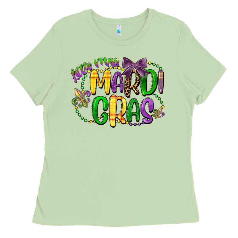 Little Miss Mardi Gras Ladies Tee by CowGirlArtShop | Teevron