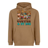 Toasted Coconut all i need is coffee and my dog Heavyweight Hoodie - AdoDesignShop