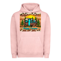 Pigment Salmon happy camper Urban Hoodie - JahusDesignShop