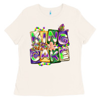 King Cake Mardi Gras Ladies Tee | Teevron