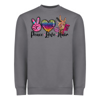 Storm peace love hair Heavyweight Sweatshirt - BarkalooDesign