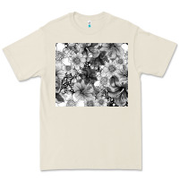 Bone black and white floral Premium Tee - TumblerDesignByShophia