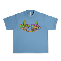 Pebble Blue skeleton hands mardi gras Urban Heavy Tee - OliviaCreatesArt