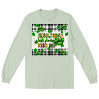 Matcha Irish today but please kiss me st. patricks day Long Sleeve Tee - FaDigitalArtStudio