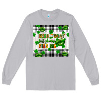 Moon Dust Irish today but please kiss me st. patricks day Long Sleeve Tee - FaDigitalArtStudio