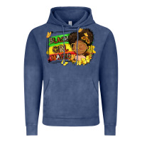 Vintage Denim black girl magic Vintage Hoodie - FaDigitalArtStudio