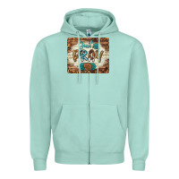 Seafoam just pray mousepad Zipper Hoodie - BarkalooDesign