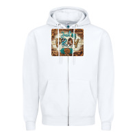 White just pray mousepad Zipper Hoodie - BarkalooDesign