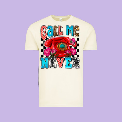 Call Me Never Olivia Vintage Tee Designed By Oliviacreatesart