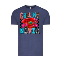 Vintage Denim call me never olivia Vintage Tee - OliviaCreatesArt
