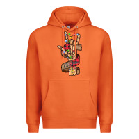 Carrot merry christmas skeleton hand Premium Hoodie - CowhideDigitalArt
