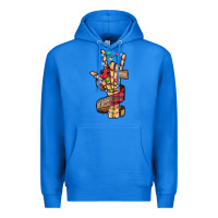 True Royal merry christmas skeleton hand Premium Hoodie - CowhideDigitalArt