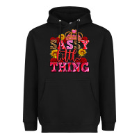 Black sassy little thing with crown Heavyweight Hoodie - AdoDesignShop