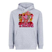Heather Grey sassy little thing with crown Heavyweight Hoodie - AdoDesignShop