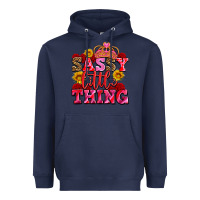 Navy sassy little thing with crown Heavyweight Hoodie - AdoDesignShop