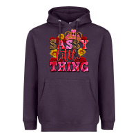 Plum sassy little thing with crown Heavyweight Hoodie - AdoDesignShop