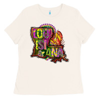 Bone louisiana map Ladies Tee - CowGirlArtShop