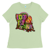 Matcha louisiana map Ladies Tee - CowGirlArtShop