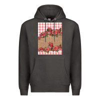 Smoke valentines day burlap background Premium Hoodie - Jasminsmagicworld