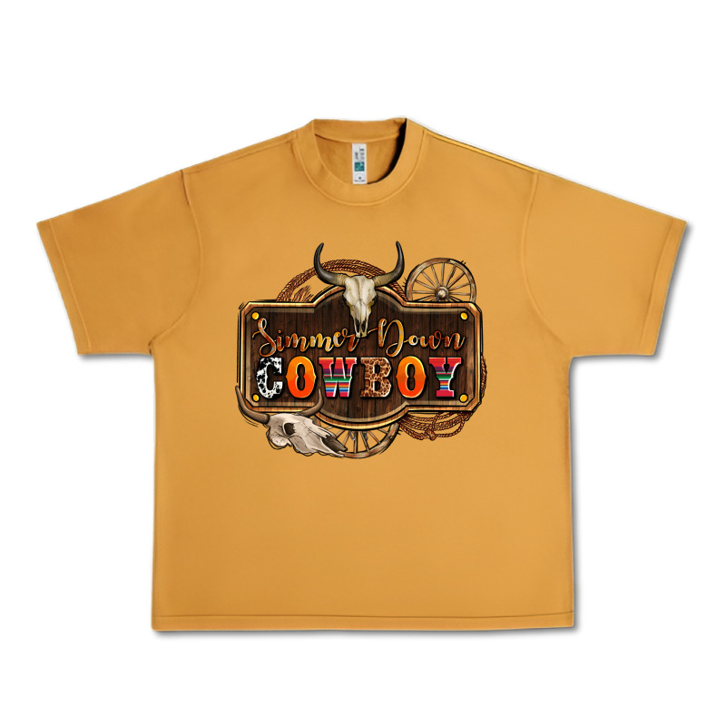 Simmer Down Cowboy Olivia Urban Heavy Tee by OliviaCreatesArt | Teevron