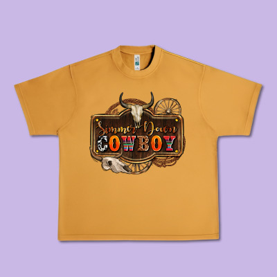 Simmer Down Cowboy Olivia Urban Heavy Tee Designed By Oliviacreatesart