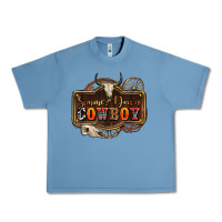 Pebble Blue simmer down cowboy olivia Urban Heavy Tee - OliviaCreatesArt