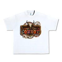 White simmer down cowboy olivia Urban Heavy Tee - OliviaCreatesArt
