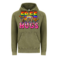 Vintage Olive Free Mom hugs Vintage Hoodie - FaDigitalArtStudio