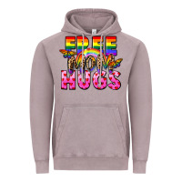 Vintage Zinc Free Mom hugs Vintage Hoodie - FaDigitalArtStudio