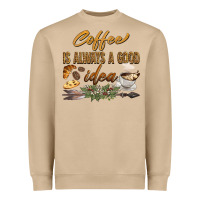 Mushroom coffee is always a good idea Heavyweight Sweatshirt - BarkalooDesign