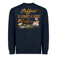 Navy coffee is always a good idea Heavyweight Sweatshirt - BarkalooDesign