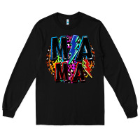 Black Mama lightning bolts Mother's Day Long Sleeve Tee - FaDigitalArtStudio