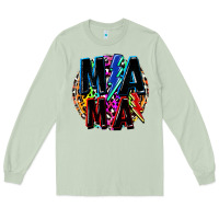 Matcha Mama lightning bolts Mother's Day Long Sleeve Tee - FaDigitalArtStudio