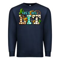 Navy western lets get lit ado Premium Sweatshirt - AdoDesignShop