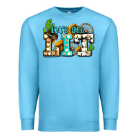 Ocean Blue western lets get lit ado Premium Sweatshirt - AdoDesignShop